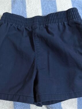 Ralph Lauren Size 12 Months Navy Elastic Waist Pull-On Kids Shorts